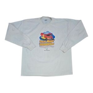 Oscar Mayer Hot Dog Weiner Mobile I Wish I Was A Song Long Sleeve Shirt XL